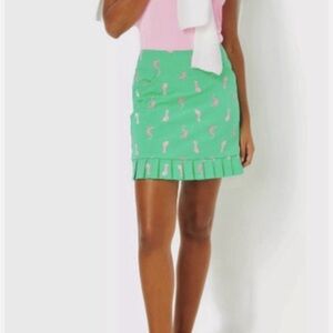 Lilly Pulitzer Monica Skort - Spearmint Par Tee Animals